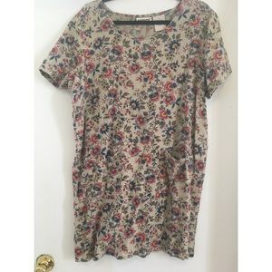 Floral T-shirt Dress